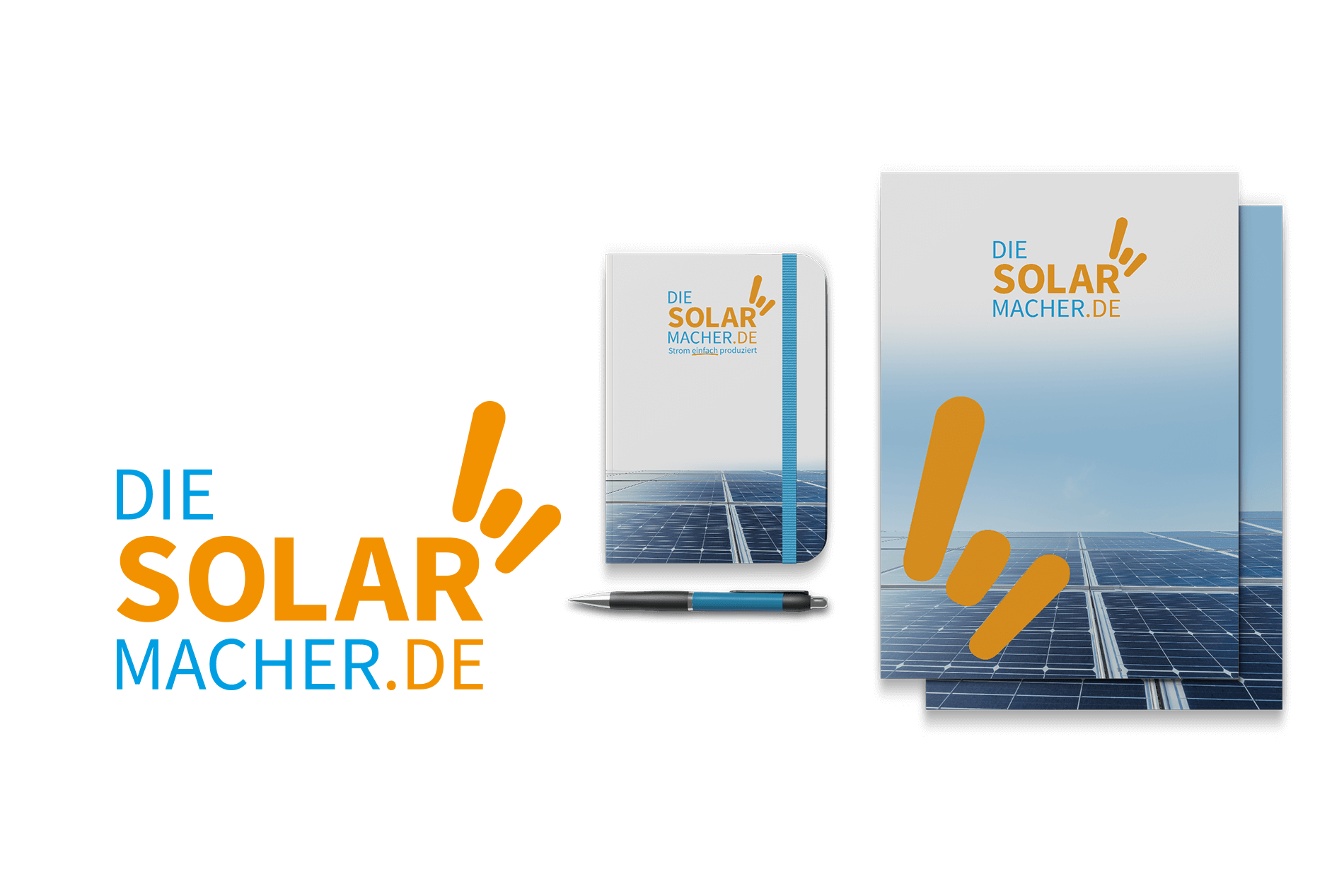 Logo und Design für Solarfirma